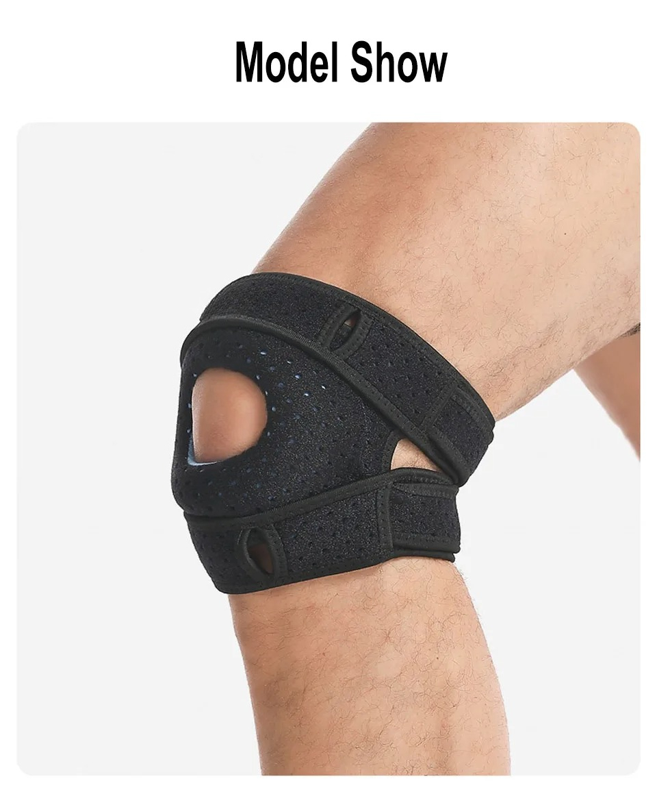Tegooe Tegooe Patella Knee Brace 1pc - Adjustable Compression Support for Sports Exercise Men Women
