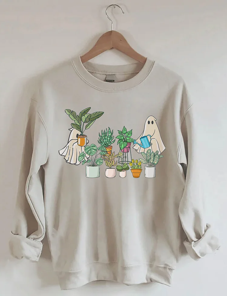 Ghost Plant Lady Sweatshirt socialshop