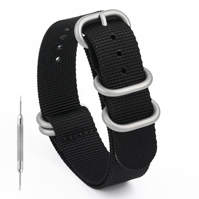Thick Premium Woven Nylon Military Watch Strap Band San Martin Watch san martin watchSan Martin Watch