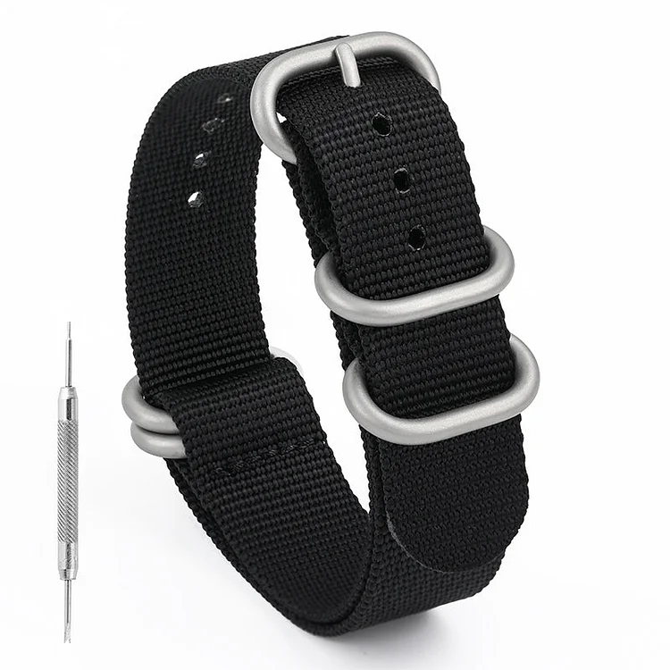Thick Premium Woven Nylon Military Watch Strap Band San Martin Watch san martin watchSan Martin Watch