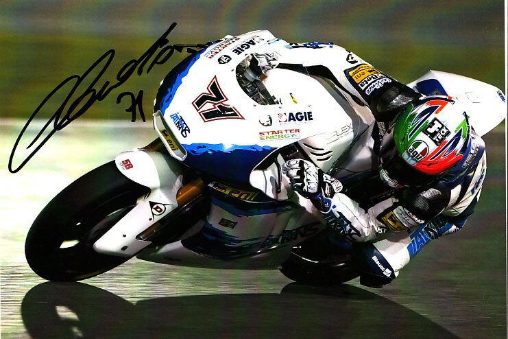 Claudio Corti Moto 2 Hand Signed Kalex Photo Poster painting 5x7.5 2012 3.