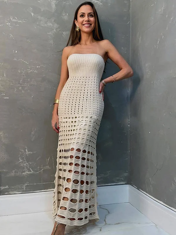 Athvotar Athvotar New Beach Shirt Bra Step By The Seaside Sexy Tight Dress Beach Dress