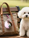 2-In-1 Dog Water Bottle with Silicone Bowl No-Spill Stainless Steel Portable 285ml Dog Water Bottle Ideal for Walking Hiking & Travel