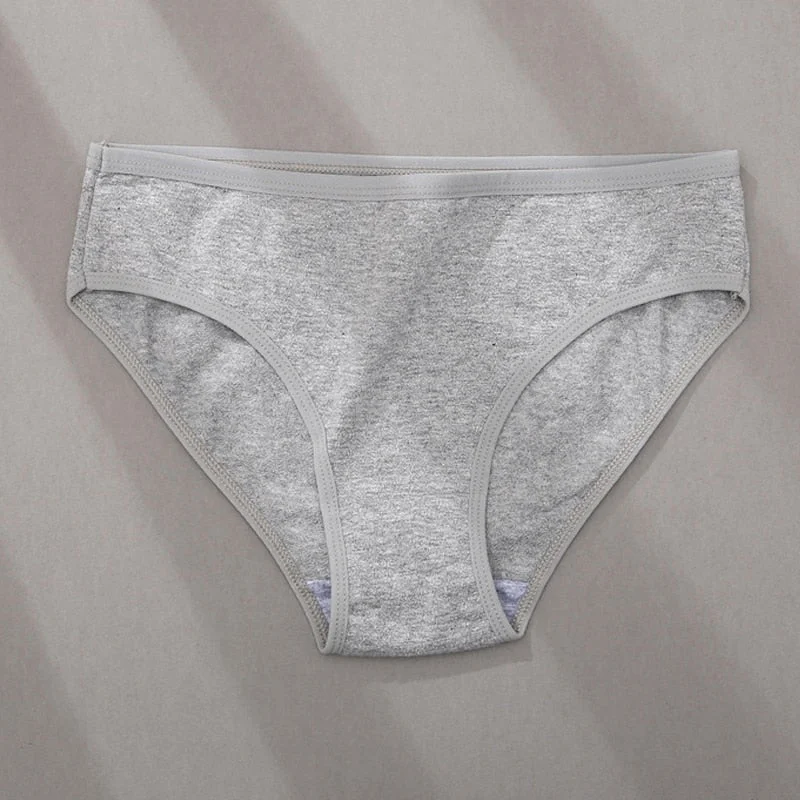 2021 Cotton Panties Women Low Waist Female Underpants Sexy Comfortable Women's Cotton Solid Color Briefs Panty Lingerie S-XL