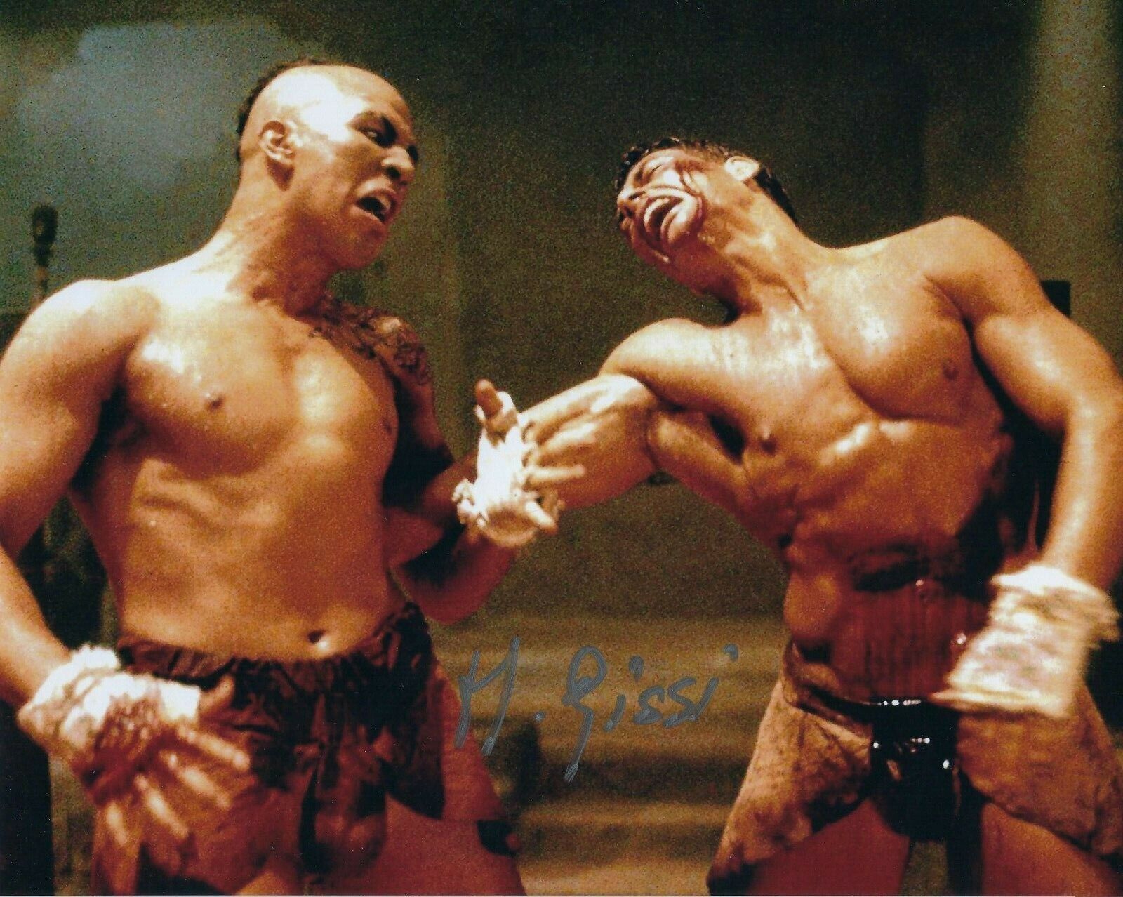 GFA Kickboxer Movie 2 Tong Po * MICHEL QISSI * Signed 8x10 Photo Poster painting PROOF MH20 COA