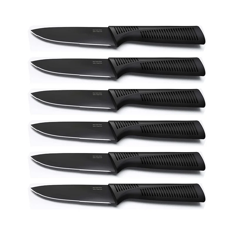 4.5" Serrated Steak Knife set of 6 with Gift Box