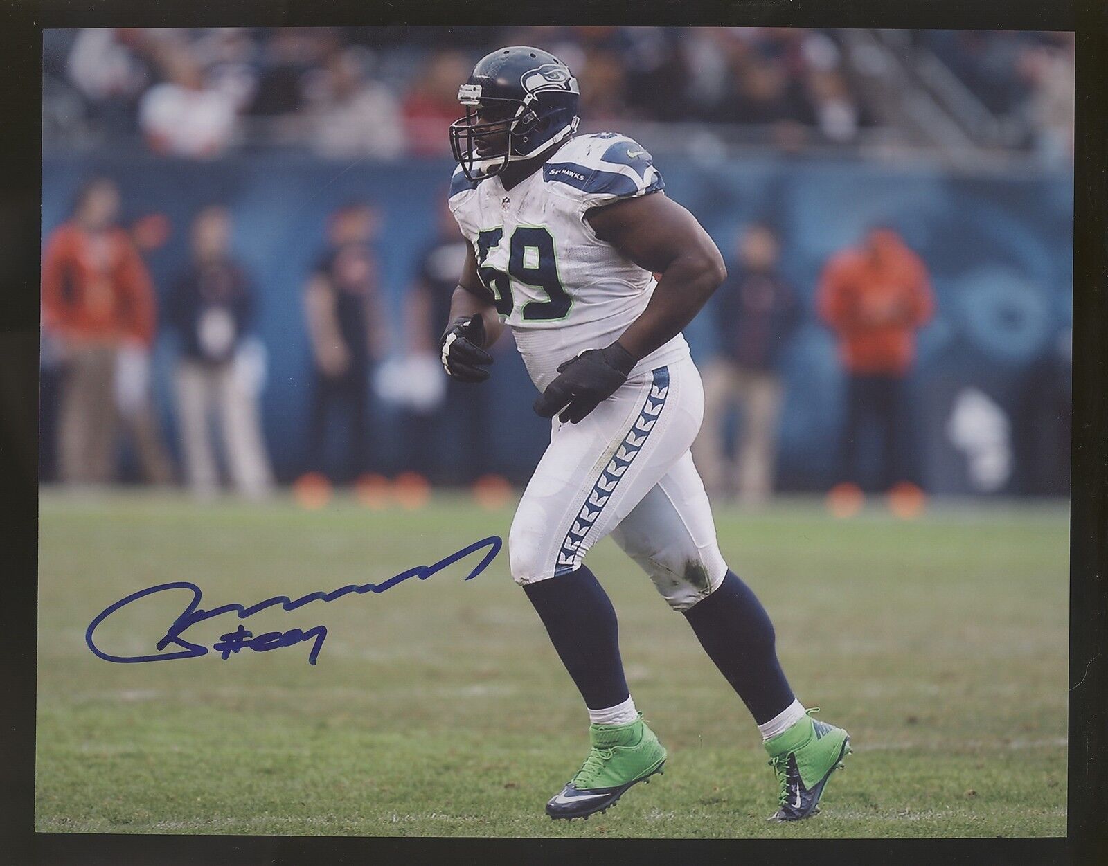 Clinton McDonald 8x10 Photo Poster painting Autographed Signed AUTO Seahawks SB Champ SPH 0408