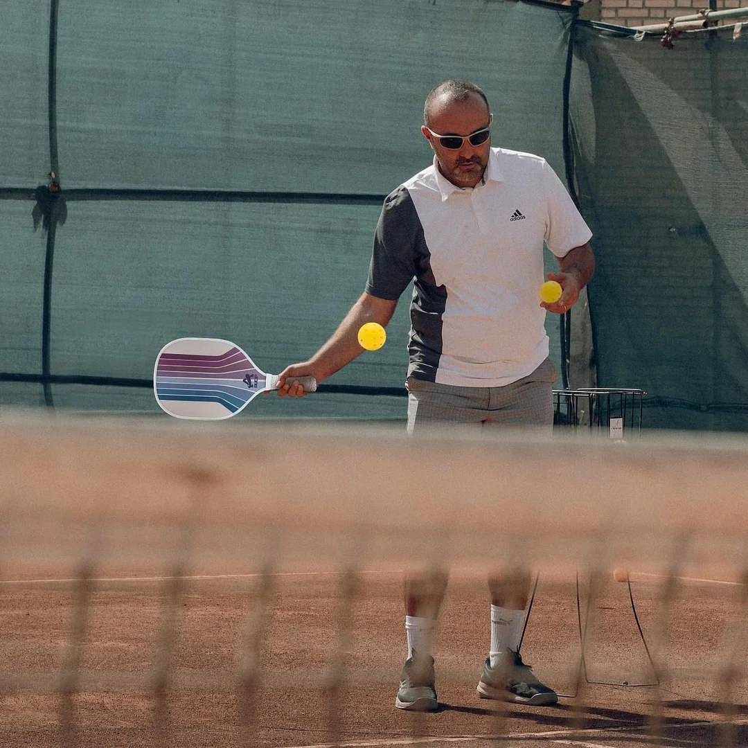 Pickleball Set with Paddles Balls and Carrying Bag
