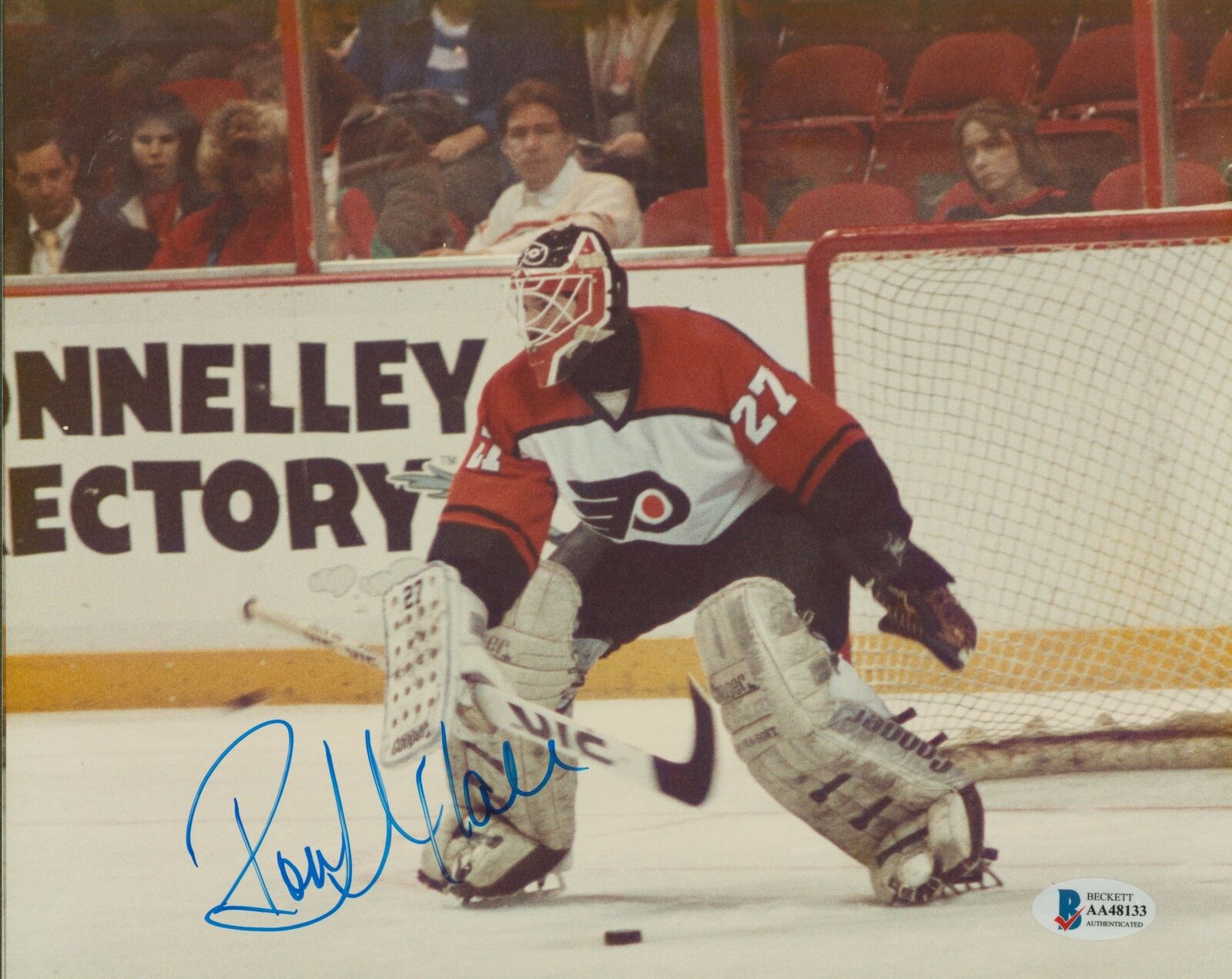 Flyers Ron Hextall Authentic Signed 8x10 Photo Poster painting Autographed BAS #AA48133