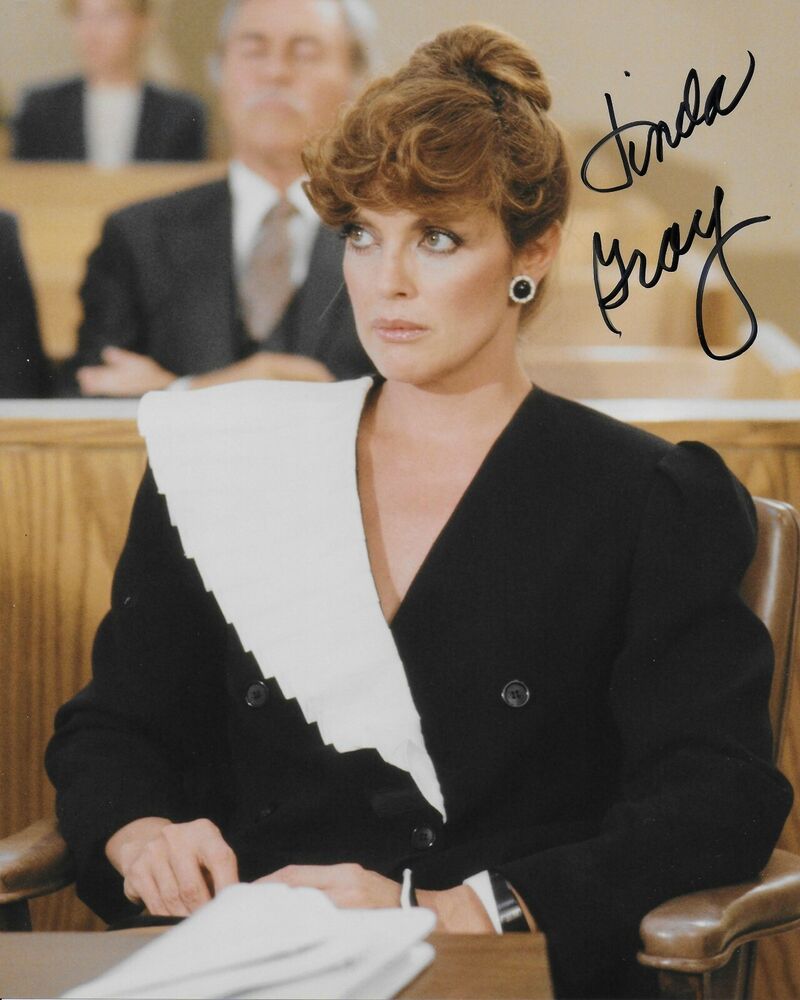 Linda Gray Dallas Original 8X10 Autographed Photo Poster painting #20