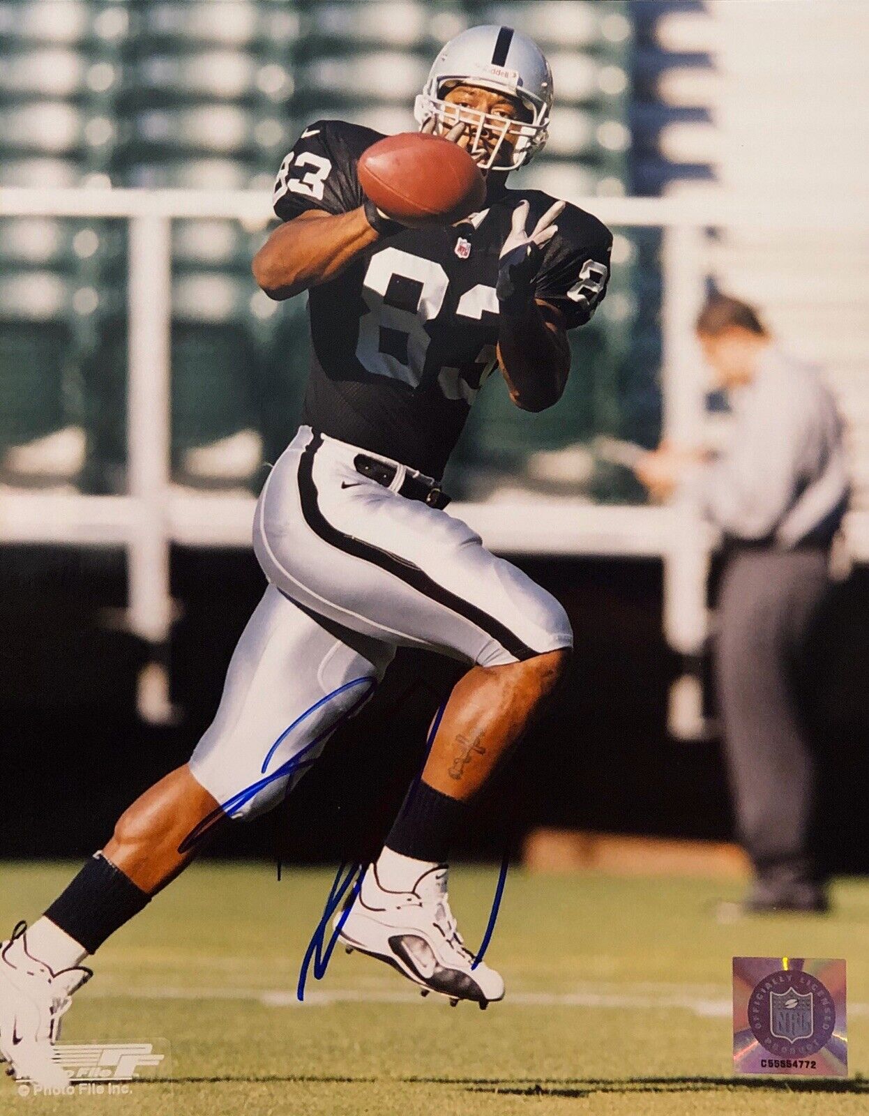 Rickey Dudley Signed Autographed Oakland Raiders 8x10 Photo Poster painting Coa