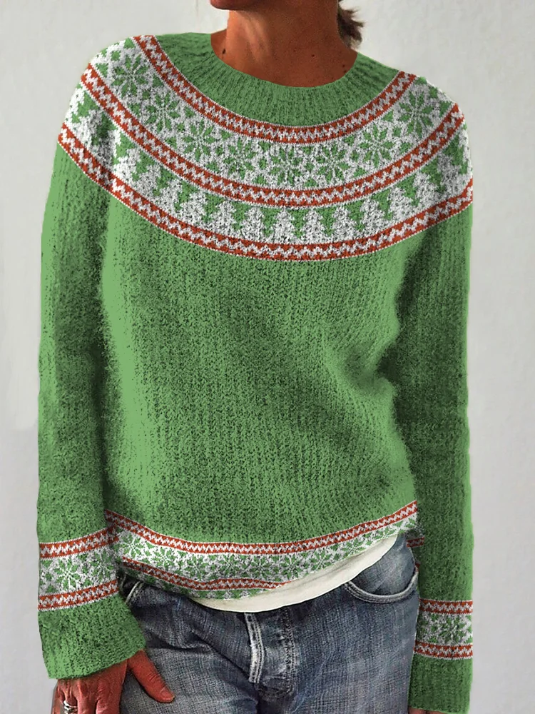 VChics Christmas Icelandic sweater