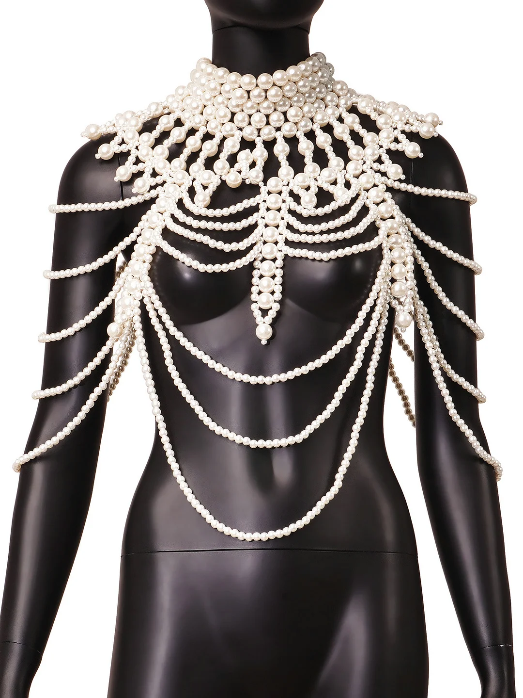 Brownm Brownm Handmade Pearl Body Vest Ins Blogger The Same Accessory Body Chain Y3794