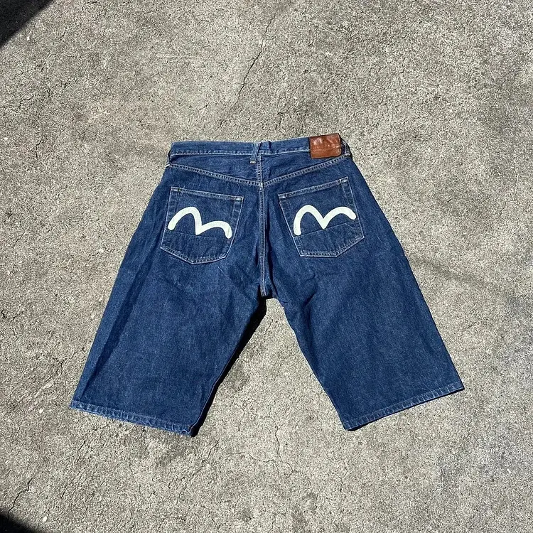 Hip Hop Embroidered Baggy Short