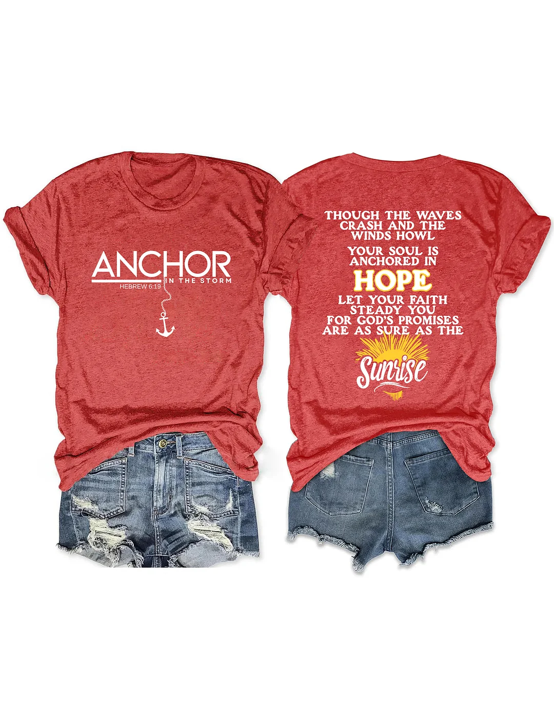 Anchor In The Storm Faith T-shirt