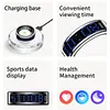 Smart Ring with Display Screen Fitness & Health Tracker Fitness Rings IP68 Waterproof with Call Notification for Both Women and Men