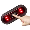 Motorcycle Helmet Safety Light USB Rechargeable Multi-Mode Flashing Helmet Light High Visibility Compact for Motorcycle Bike