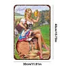 Beer Girl - Vintage Metal Signs(12*16Inch) - Bar