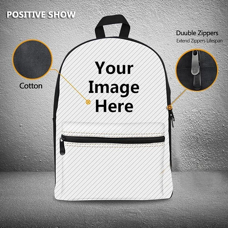 [FreeShippingWorldwide] Custom Image Printed Backpack