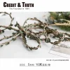 5mm simulation rattan fake leaves wax rope decorative rope wrapped decoration landscape design DIY