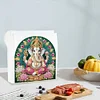 Acrylic Napkin Holder Diamond Painting Kit for Home Table Decor (Ganesha)