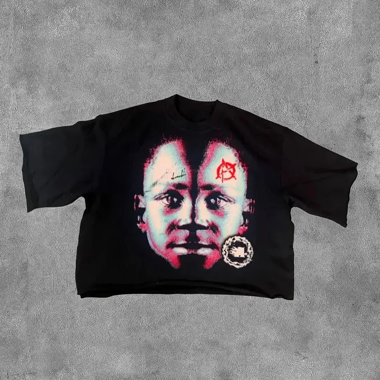 Gothic Hip Hop Loose Cotton T-shirt