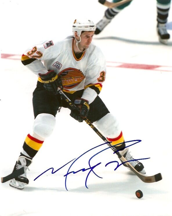 Vancouver Canucks Murray Craven Signed Autographed 8x10 Photo Poster painting COA