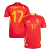 WILLIAMS JR. #17 Spain Home Authentic Soccer Jersey EURO 2024
