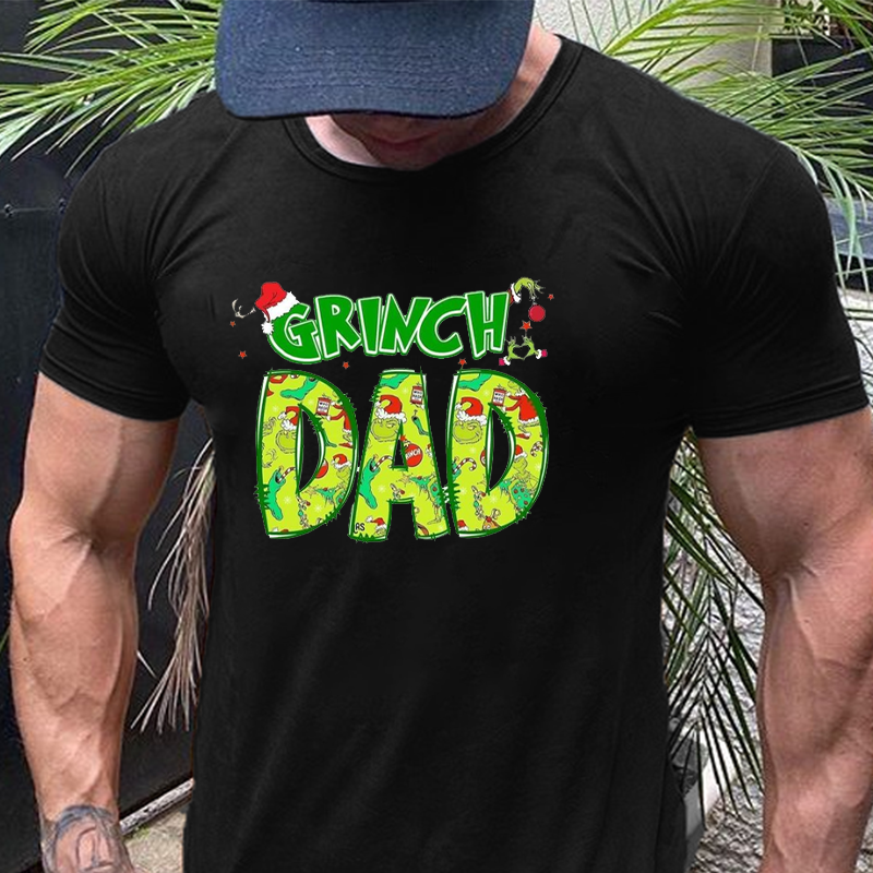 Christmas Grinch DAD T-shirt ctolen