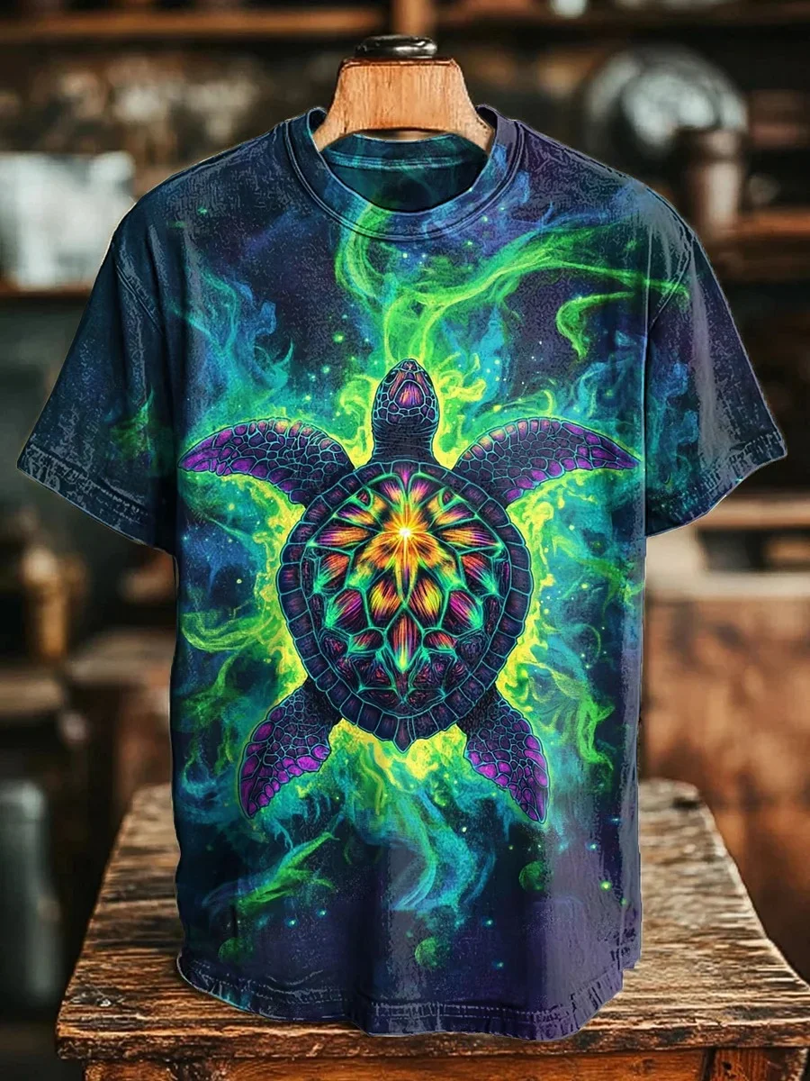Eagerlys Turtle Ocean Lover Art Print T-shirt Eagerlys