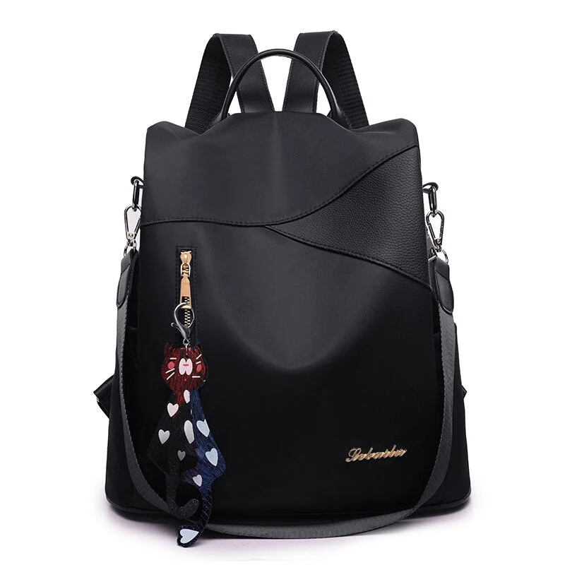 Fashion Backpack Women Waterproof Oxford Cloth School Bags for Teenage Girls Casual Ladies Shoulder Bags Large Travel Backpack