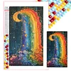 (40*70cm)DIY Full Square Drill Diamond Painting-Rainbow Moonlight