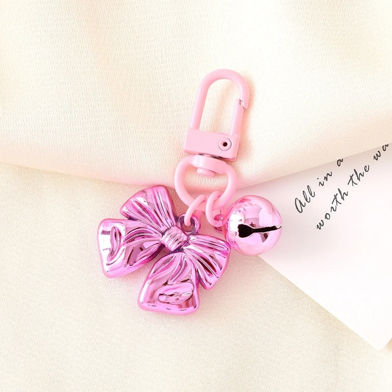 Cute Sweet Bow Knot Arylic Bag Pendant Keychain