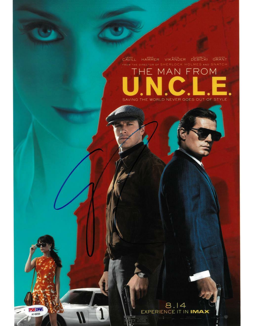 Guy Ritchie Signed Man From Uncle Autographed 11x14 Photo Poster painting PSA/DNA #AF49098