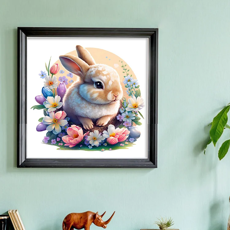 動物を描く Animals - 18CT Stamped Cross Stitch(25*25cm)
