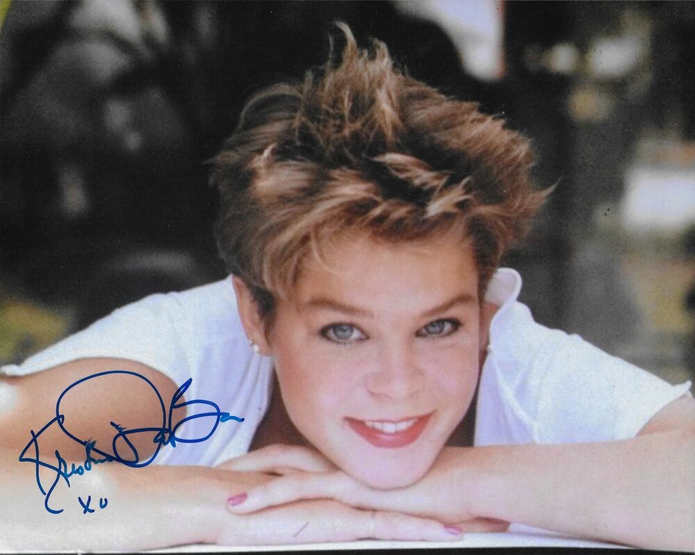 Kristine DeBell Original Autographed 8X10 Photo Poster painting (signature slightly smudged) SP