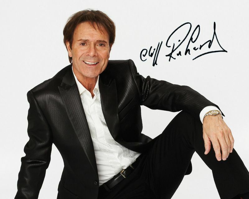 Sir Cliff Richard Autograph Signed Photo Poster painting Print 1