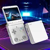 Foldable Retro Handheld Game Console 3.4 Inch IPS Screen 3000mAh Battery Flip Design Portable Pocket Arcade (TF Card Is Not Included)