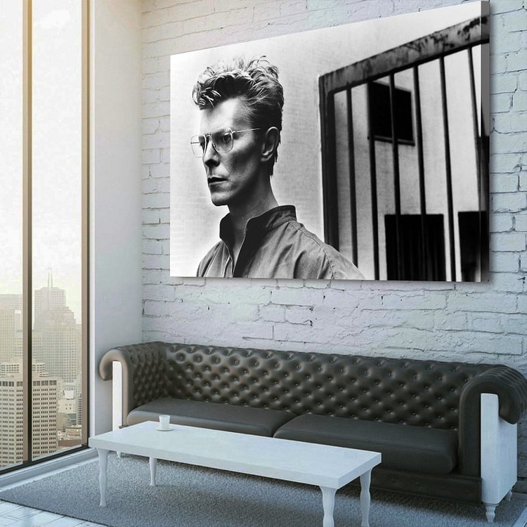 David Bowie Jail Cell, 1983 Canvas Wall Art