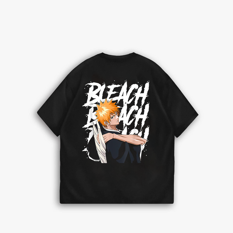Bleach Anime Printed Men's Oversized T-shirts