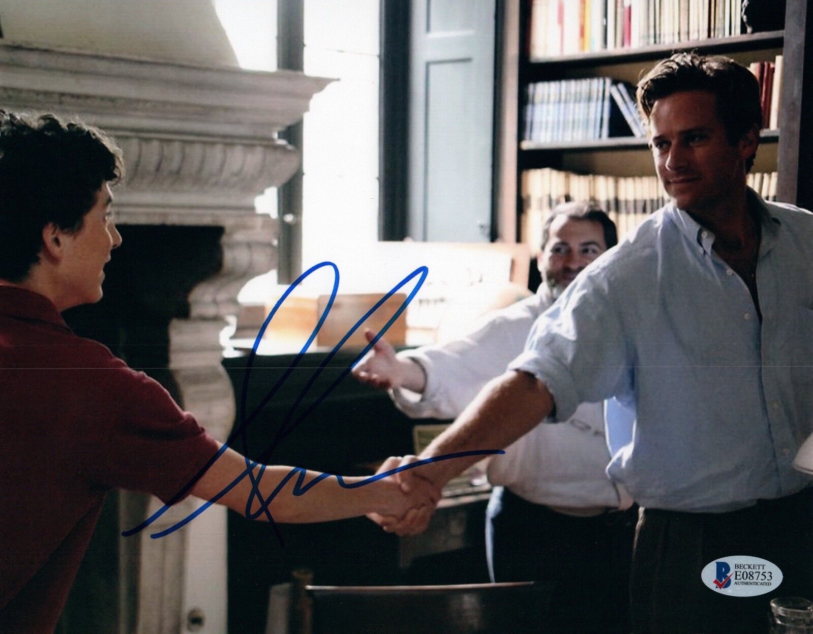 Armie Hammer Signed Autographed 8x10 Photo Poster painting CALL ME BY YOUR NAME BAS BECKETT COA