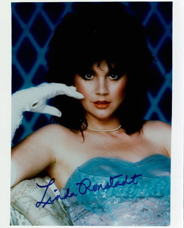 Linda Ronstadt vintage signed 8x10 Photo Poster painting In-person