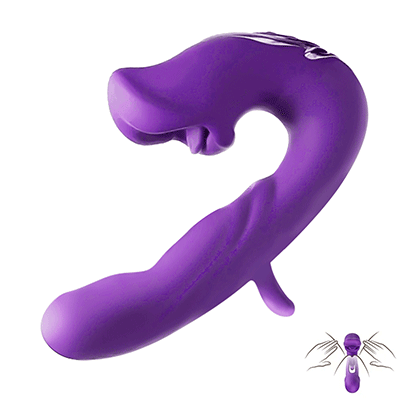 Luvion 3-in-1 Flapping Vibrator By Rose Toy