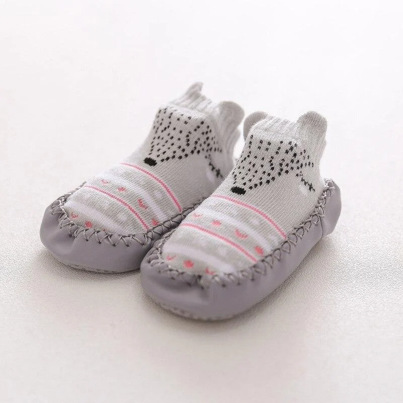 Infant Baby Socks With Rubber Soles Newborn Baby Girls Boys Shoes Autumn Baby Floor Socks Anti Slip Soft Sole Sock
