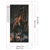 (40*80cm)Horse - Round Partial AB Drill Diamond Painting