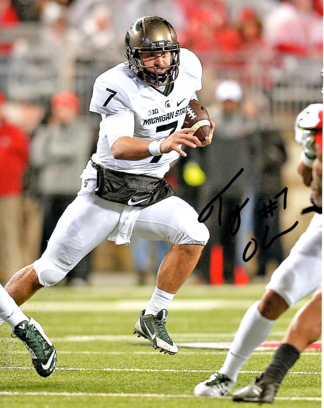 Tyler O'Connor Michigan State Spartans football autographed signed 8x10 MSU!