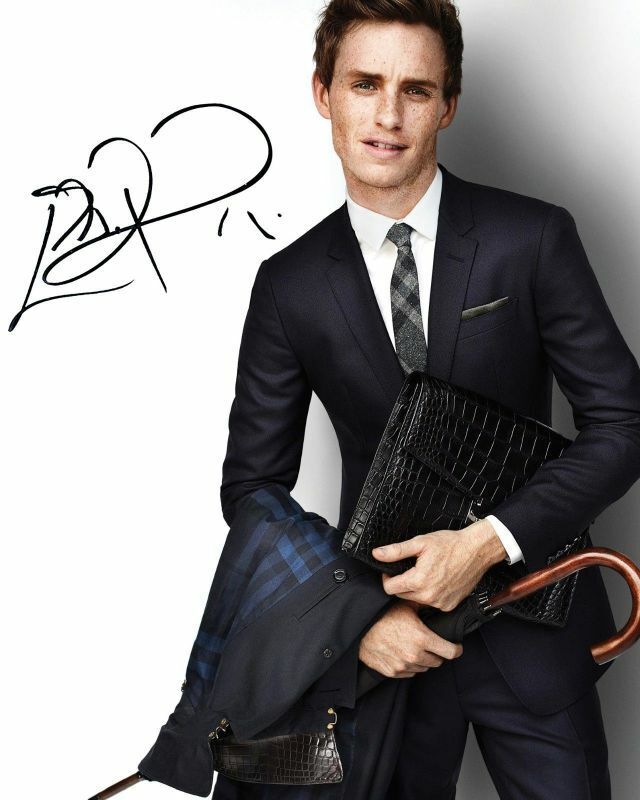 Eddie Redmayne Autograph Signed Photo Poster painting Print