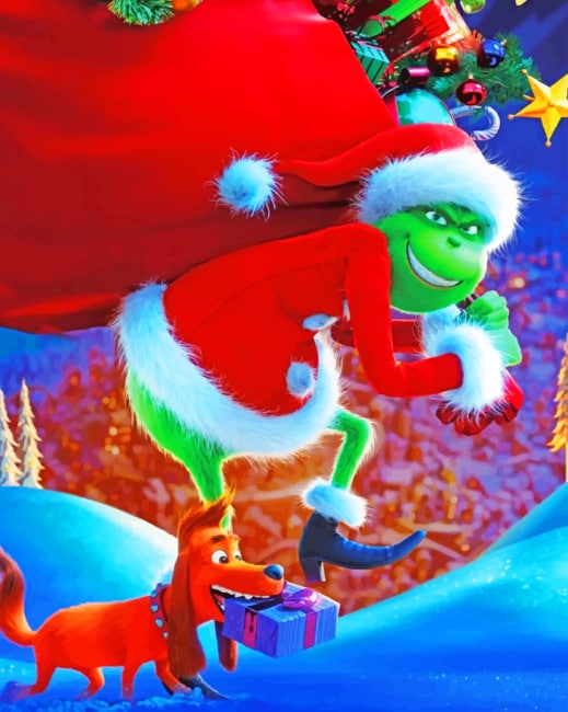 

How The Grinch Stole The Christmas – Paint By Numbers - 40*50CM, 501 Original