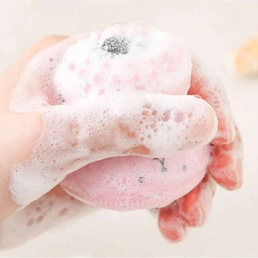 Cute Octopus Shape Soft Silicone Cleaning Brush Deep Pore Cleaning Exfoliator Washing Brush Skin Care tool Non - toxic portable