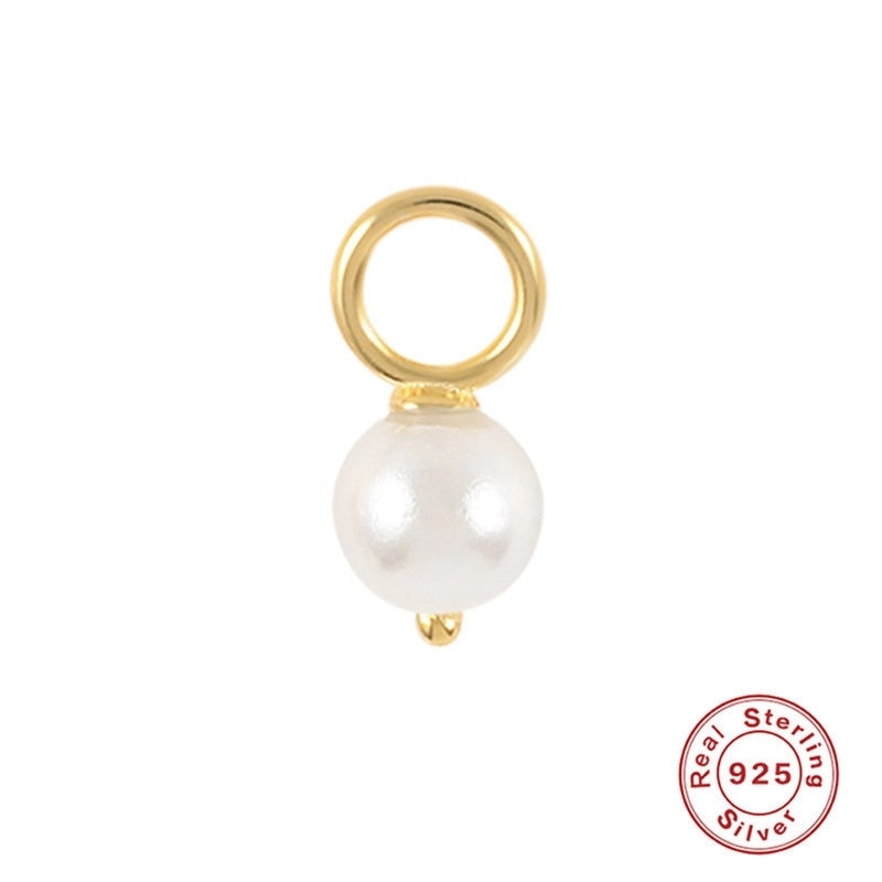 1 Piece 10mmKS115067-Z Sterling Silver Zircon Geometric Pendant Jewelry Accessories